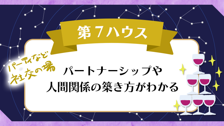 ハウスの天体を読み解こう 第7ハウスはパートナーシップ 人間関係の室 星読みテラス