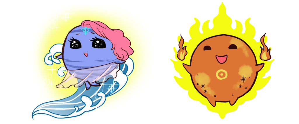 海王星と太陽