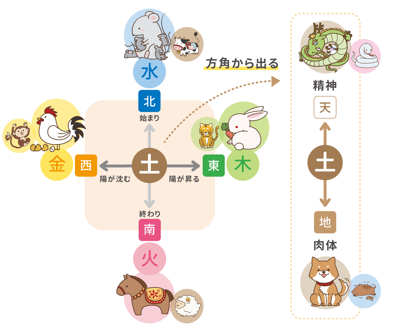 2_十二支の五行と天地軸