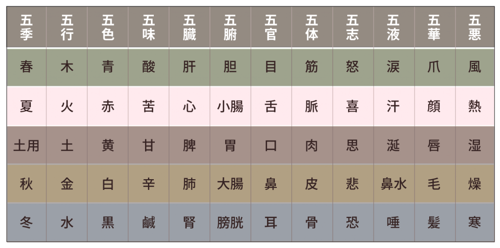 五行色体図_表バージョン_火にハイライト